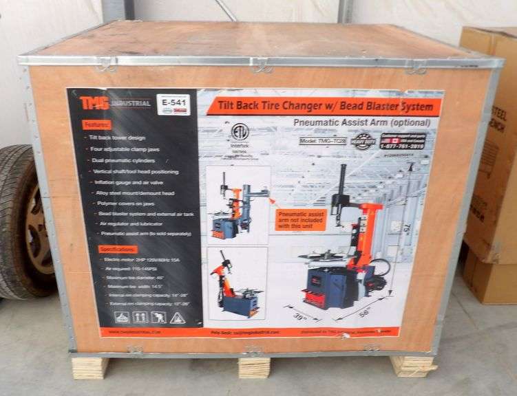 E-541 TMG Tilt Back Tire Changer / Bead Breaker