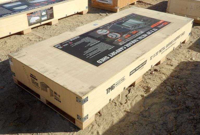 E-518 TMG Metal Garage Carport Shed