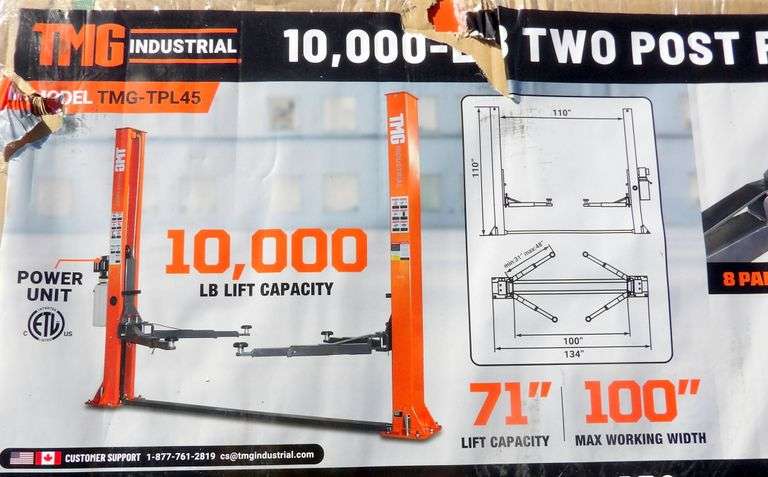 E-510 TMG Two Post Auto Lift
