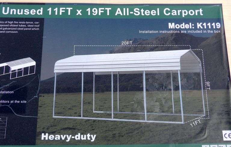 E-481 Carport 11' x 19'