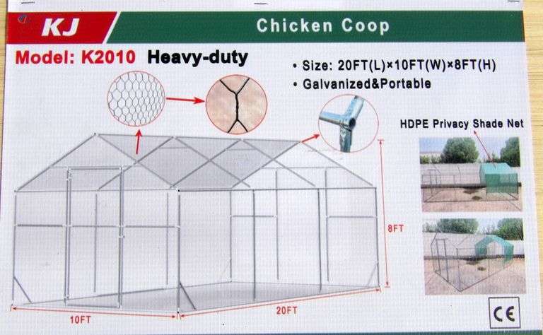 E-469 Chicken Coop 20' x 10'