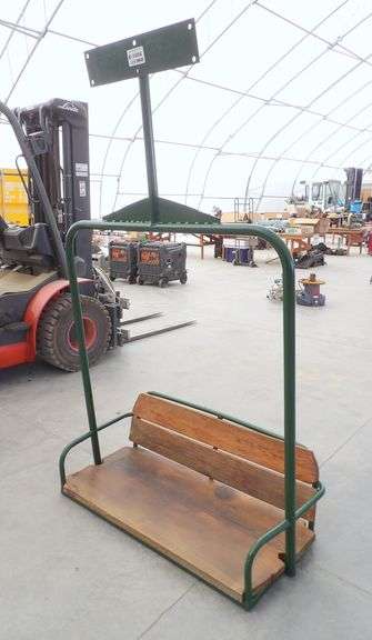 E-1056  Ski Chair Lift Porch Swing