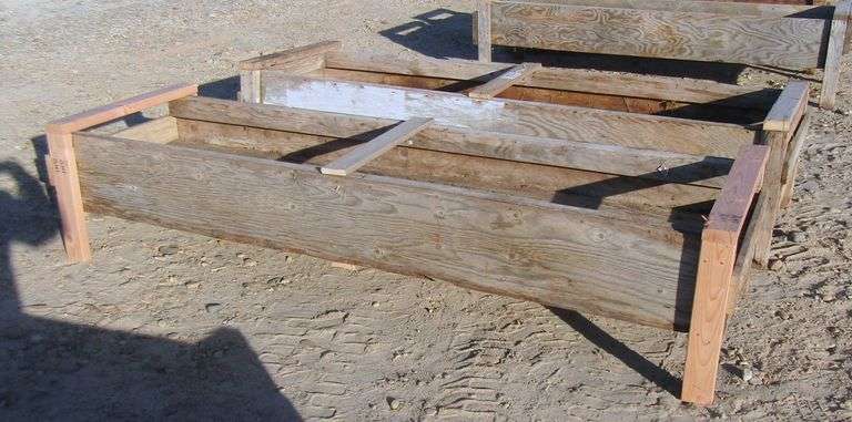 E-1231  Wood Feed Bunks (2)