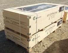 E-485 Double Garage Steel Barn Shed 45' x 25'