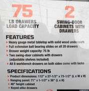 E-549 TMG Workbench Cabinet Combo