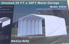 E-480 Metal Garage 30' x 20'