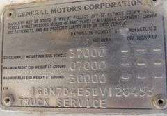 E-1061 1981 Chevy Dump Truck