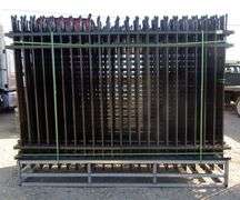 E-972 Unused Galvanized Steel Fencing