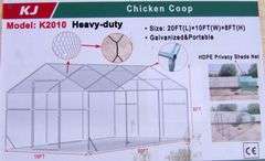 E-470 Chicken Coop 20' x 10'