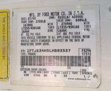 E-296 1990 Ford F350 Econoline Van