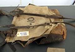 E-1185  Pack Saddle Panyard Bags