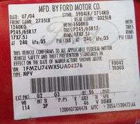 E-862 2005 Ford Explorer