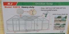 E-467 Chicken Coop 20' x 10'
