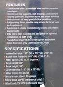 E-523 TMG Garage Metal Shed