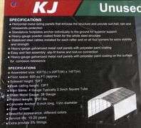 E-466 Steel Carport Shed 40' x 20'