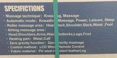 E-339 Land Hero Massage Chair
