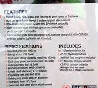 E-501 TMG Skid Steer Post Pounder