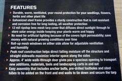 E-537 TMG Tunnel Greenhouse