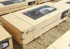 E-475 Double Garage Metal Shed 23' x 22'