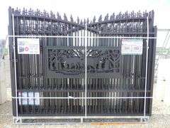 E-454 One Set Metal Driveway Gates