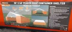 E-538 TMG Peaked Roof Container Shelter