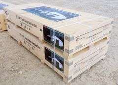 E-461 Double Garage Steel Barn Shed 33' x 25'