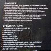 E-518 TMG Metal Garage Carport Shed