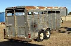 E-1058  1990 NWST Stock Trailer