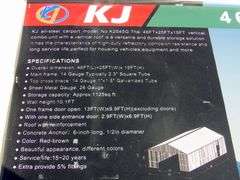 E-484 Metal Garage 46' x 25'