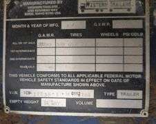 E-658 1991 Western Belt Trailer