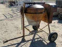 E-997 Towable Electric Cement Mixer