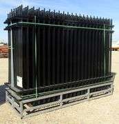 E-972 Unused Galvanized Steel Fencing