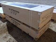 E-479 Double Garage Steel Barn Shed 45' x 25'