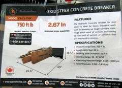 E-185   Wolverine Skid Steer Concrete Breaker