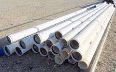 E-1104  PVC Gated Pipe (8")