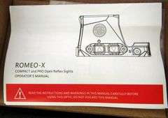 E-938 Sig Romeo - X Scope