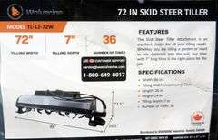 E-227 Wolverine Skid Steer Tiller