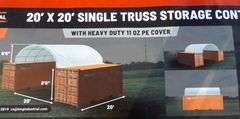 E-522 TMG Single Truss Storage Container Shelter
