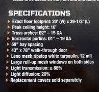 E-537 TMG Tunnel Greenhouse