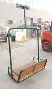 E-1056  Ski Chair Lift Porch Swing