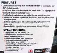 E-491 TMG Backhoe Attachment