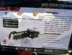 E-262  Wolverine Skid Steer Trencher