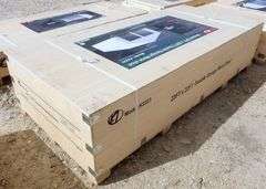 E-475 Double Garage Metal Shed 23' x 22'