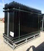 E-971 Unused Galvanized Steel Fencing