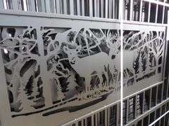 E-458 One Set Metal Driveway Gates