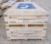 E-461 Double Garage Steel Barn Shed 33' x 25'