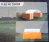 E-522 TMG Single Truss Storage Container Shelter