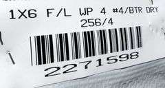 E-734 F/L 1 x 6 Lumber