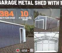 E-516 TMG Metal Shed