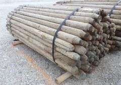 E-611 Wooden Fence Posts